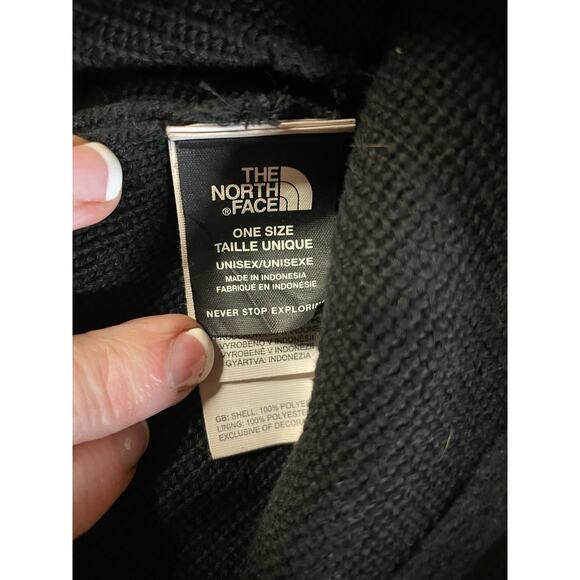 The North Face Black Winter Hat Beanie GUC - Picture 7 of 7